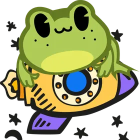 Лягушка GFrogs на ракете